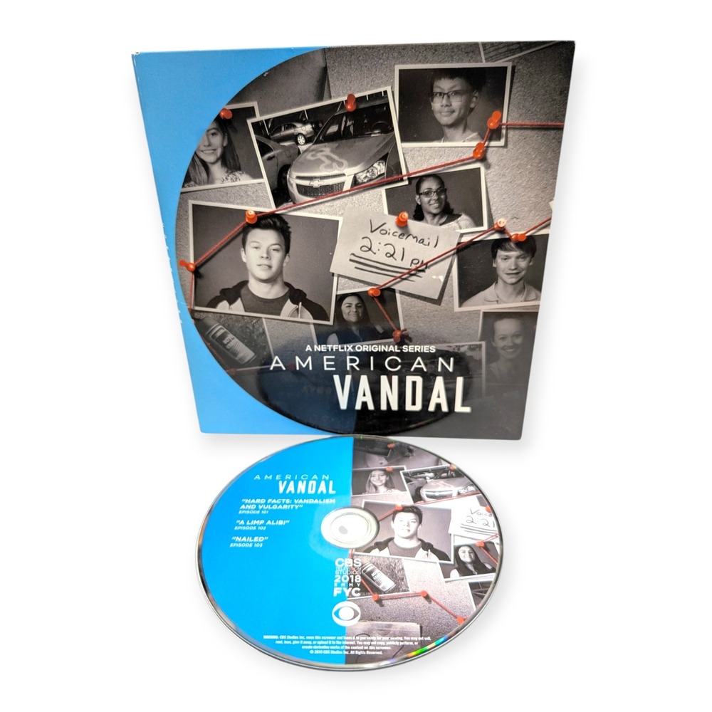 American Vandal 2018 Emmy FYC For Your Consideration DVD Netflix CBS Screener